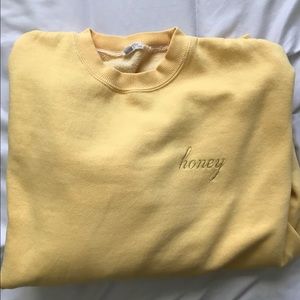 brandy melville honey sweater